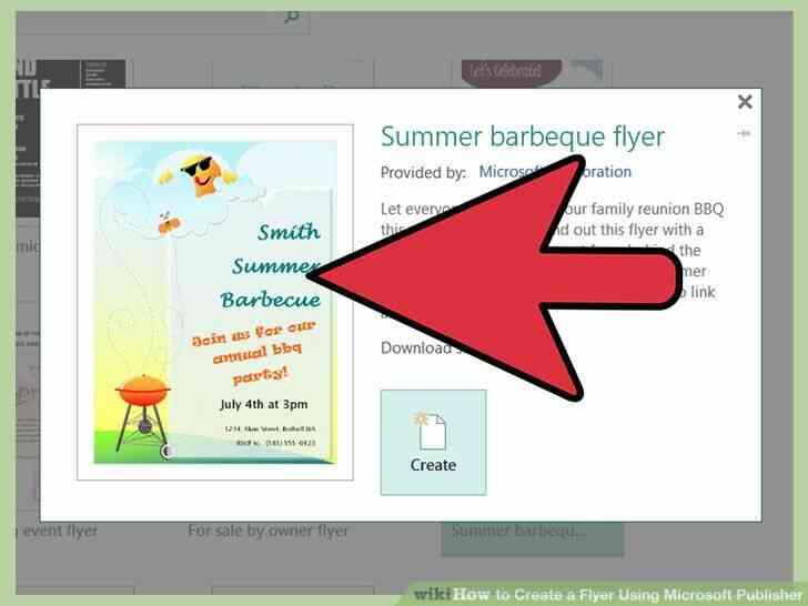 Image intitulée Créer un Flyer à l